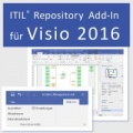 Die ITIL-Prozesslandkarte kann auch unter Microsoft Visio 2016 eingesetzt werden